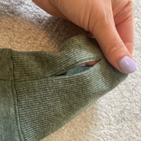 Heather Green Cowl Neck Sweater (NWT) - Picture 4 of 5